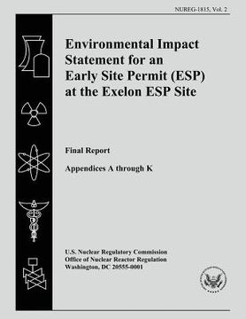 portada Environmental Impact Statement for an Early Site Permit (ESP) at the Exelon ESP Site: Final Report: Volume 2 (in English)