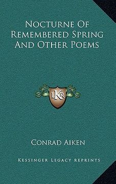 portada nocturne of remembered spring and other poems (en Inglés)