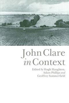 portada John Clare in Context (en Inglés)