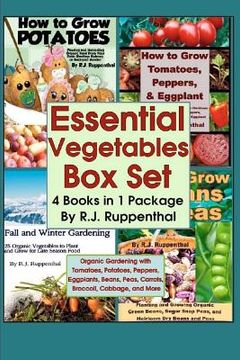 portada essential vegetables box set (4 books in 1 package) (en Inglés)