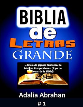 portada Biblia  de Letras Grande: Biblia de Gigante Búsqueda de Palabras Rompecabezas (Sopa de Letras de la Biblia)!  Volume 1