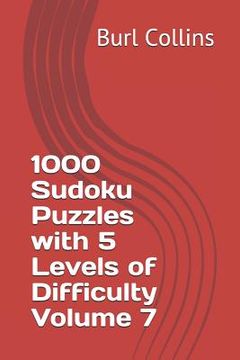portada 1000 Sudoku Puzzles with 5 Levels of Difficulty Volume 7 (en Inglés)