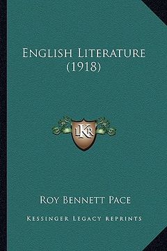 portada english literature (1918) (en Inglés)