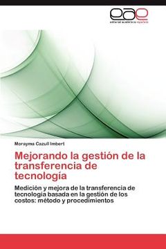 portada mejorando la gesti n de la transferencia de tecnolog a