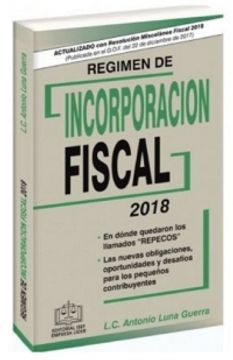 portada REGIMEN DE INCORPORACION FISCAL 2018