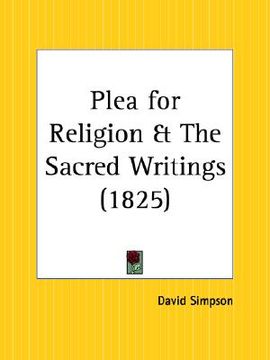 portada plea for religion and the sacred writings (en Inglés)