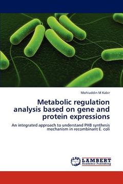 portada metabolic regulation analysis based on gene and protein expressions (en Inglés)