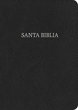 portada Biblia Reina Valera 1960 Tamaño Manual. Letra Grande, Piel Fabricada, Negro