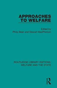 portada Approaches to Welfare (Routledge Library Editions: Welfare and the State) 
