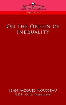 portada on the origin of inequality (en Inglés)