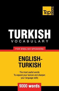 portada Turkish vocabulary for English speakers - 9000 words (in English)