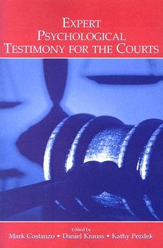 portada expert psychological testimony for the courts (en Inglés)