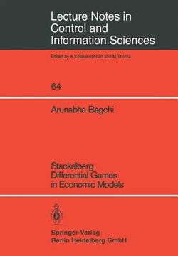 portada stackelberg differential games in economic models (en Inglés)
