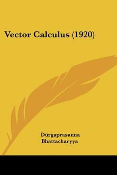 portada vector calculus (1920) (en Inglés)