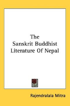 portada the sanskrit buddhist literature of nepal (in English)