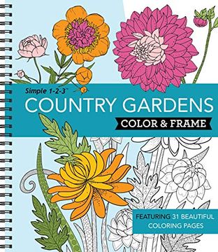 portada Color and Frame Country Gardens (Color & Frame) (in English)