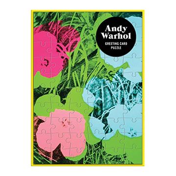 portada Greeting Card Puzzle: Andy Warhol: Flowers (in English)