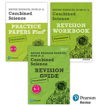 portada New Pearson Revise Edexcel Gcse (9-1) Combined Science Foundation Complete Revision & Practice Bundle - 2023 and 2024 Exams