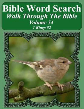 portada Bible Word Search Walk Through The Bible Volume 54: 1 Kings #2 Extra Large Print (en Inglés)