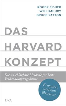 portada Das Harvard-Konzept: Die Unschlagbare Methode für Beste Verhandlungsergebnisse - Erweitert und neu Übersetzt (in German)