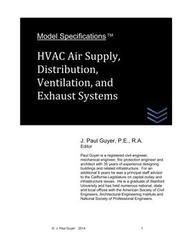 portada Model Specifications: HVAC Air Supply, Distribution, Ventilation, and Exhaust Systems (Volume 6)