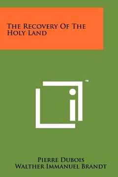 portada the recovery of the holy land (in English)