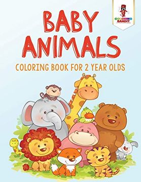 portada Baby Animals: Coloring Book for 2 Year Olds (in English)