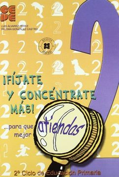 portada Fíjate y Concéntrate Más, 2 (in Spanish)