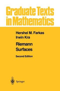 portada Riemann Surfaces (en Inglés)