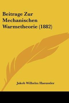 portada Beitrage Zur Mechanischen Warmetheorie (1882) (in German)