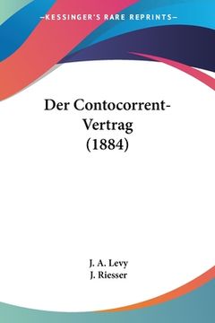 portada Der Contocorrent-Vertrag (1884) (in German)