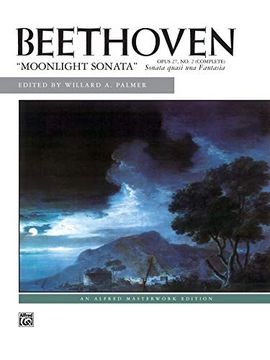 portada beethoven: "moonlight sonata": opus 27, no. 2 (complete) sonata quasi una fantasia