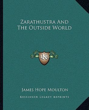 portada zarathustra and the outside world (en Inglés)