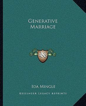 portada generative marriage (en Inglés)