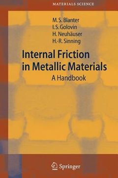 portada internal friction in metallic materials: a handbook (en Inglés)