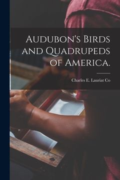 portada Audubon's Birds and Quadrupeds of America. (en Inglés)