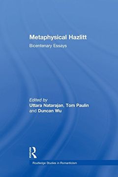 portada Metaphysical Hazlitt: Bicentenary Essays (Routledge Studies in Romanticism) (en Inglés)