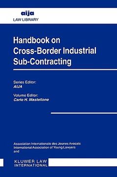 portada handbook on cross-border industrial sub-contracting (en Inglés)