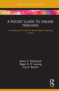 portada A Pocket Guide to Online Teaching: Translating the Evidence-Based Model Teaching Criteria (en Inglés)