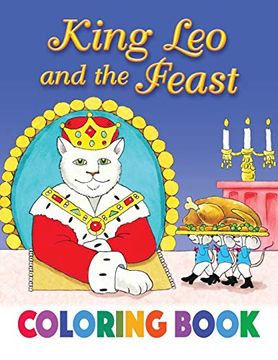 portada King leo and the Feast Coloring Book (en Inglés)