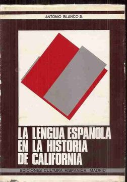 portada Lengua Española en la Historia de California la