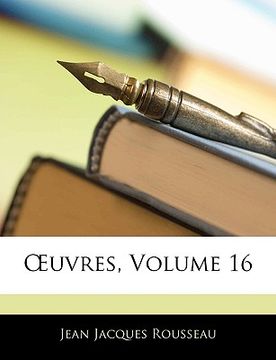 portada OEuvres, Volume 16 (in French)