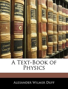 portada a text-book of physics (in English)
