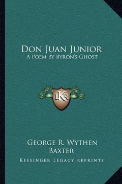 portada don juan junior: a poem by byron's ghost (en Inglés)