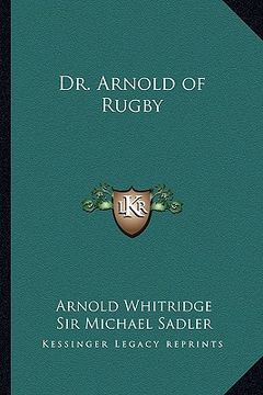 portada dr. arnold of rugby (en Inglés)