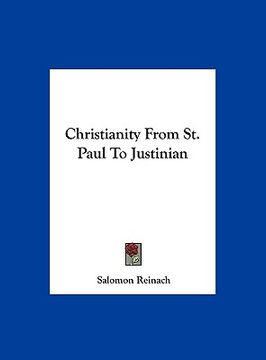 portada christianity from st. paul to justinian (in English)