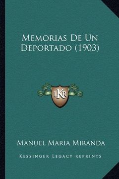 portada Memorias de un Deportado (1903)