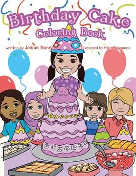 portada Birthday Cake Coloring Book (en Inglés)