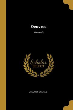 portada Oeuvres; Volume 5 (in French)