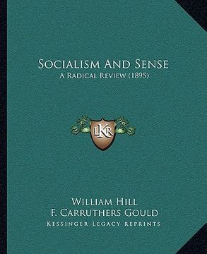 portada socialism and sense: a radical review (1895) (en Inglés)